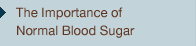 Importance of Normal Blood Sugar