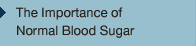 Importance of Normal Blood Sugar