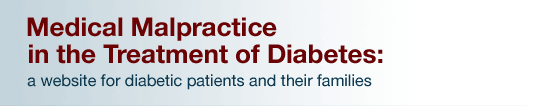 Medical Malpractice in the Treatment of Diabetes